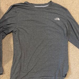 The North Face Gray Long Sleeve Tee